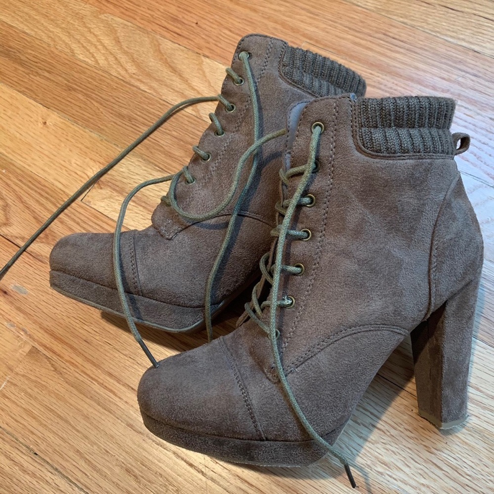 Charlotte Russe heeled boots/booties